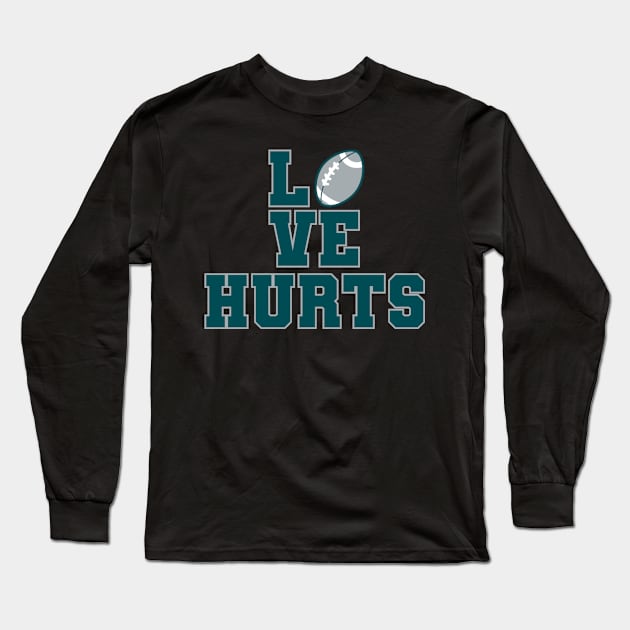 Jalen Hurts Football Fan Gift Long Sleeve T-Shirt by Shirts by Jamie